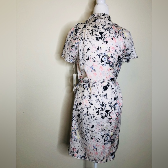 NWT COREY LYNN CALTER Silk Multicolored Printed Mini Cocktail Dress Size:2 - Picture 14 of 16